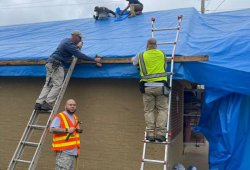 Local 66, IBEW Local 3, Local 79, and Retired NYPD were proud and honored to join Heart 9/11 in Armory, Mississippi for a tornado relief mission.